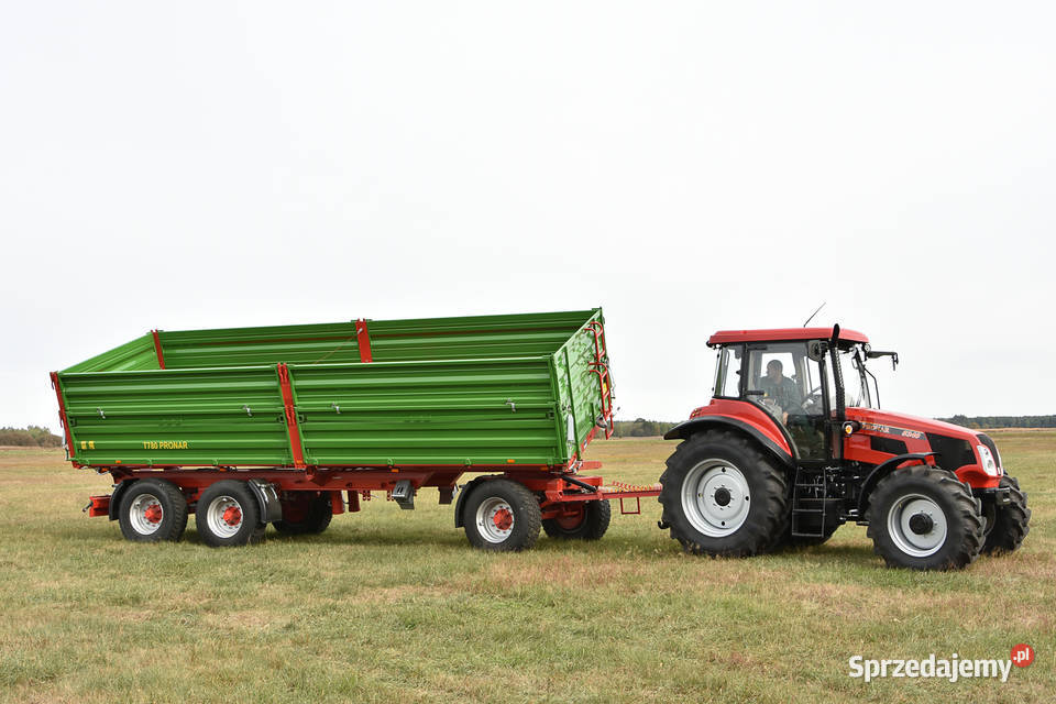 Przyczepa rolnicza trzyosiowa przyczepy Pronar