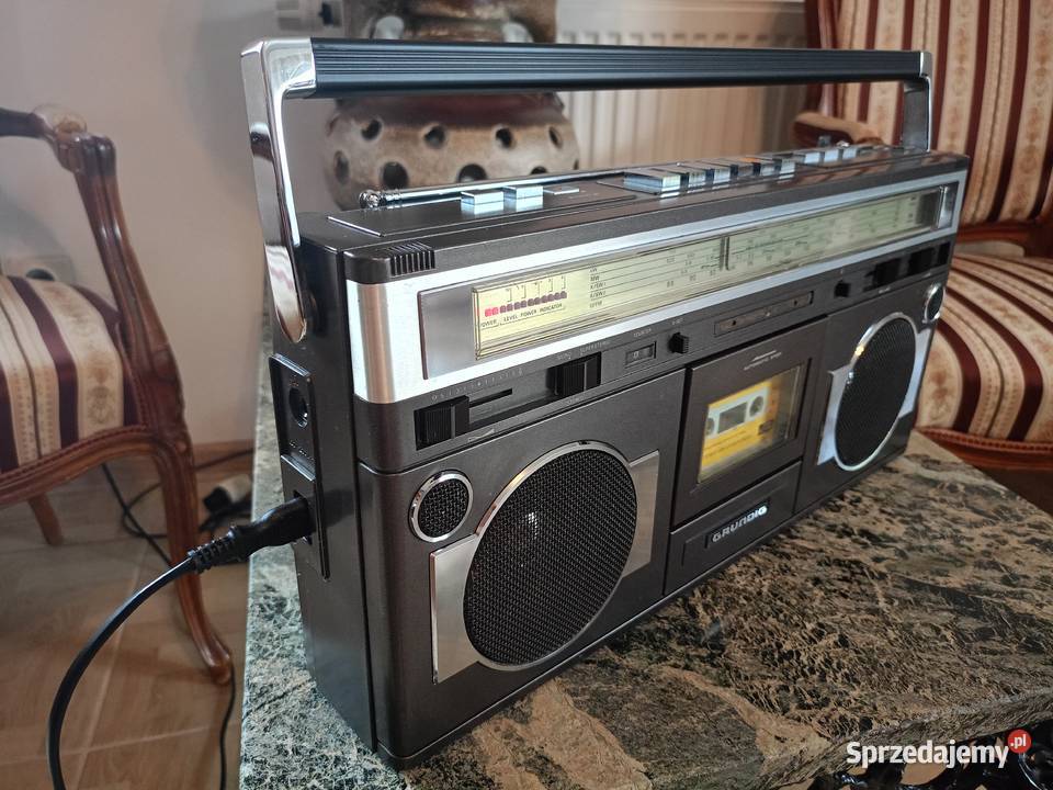 Radiomagnetofon Grundig RR 650 Vintage 80 Lata