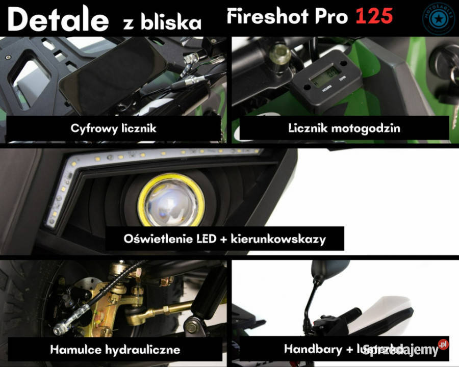 XTR Inny Quad XTR Fireshot Pro 125 Transport wielkopolskie Stare Miasto sprzedam