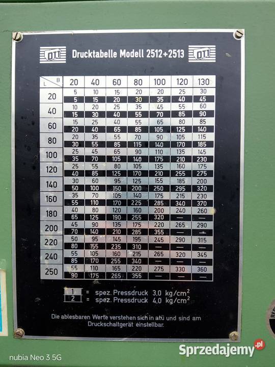 Prasa hydrauliczna OTT Wejherowo