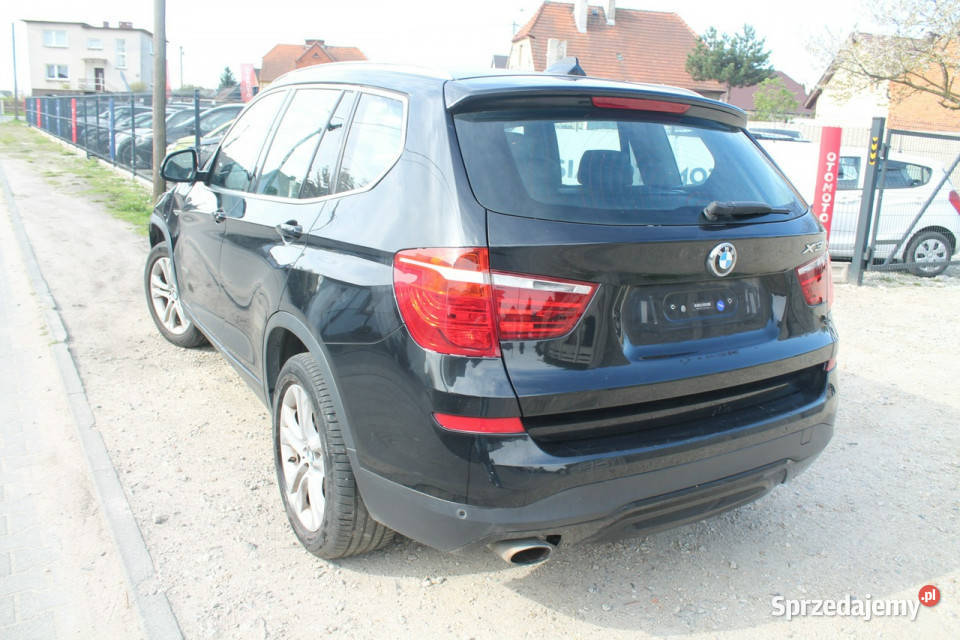 BMW X3 F25 2010 czarny wielkopolskie Ostrów Wielkopolski