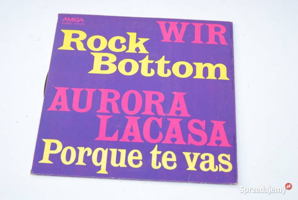 Stara płyta winylowa Rock bottom Porque te vas Kultura i Rozrywka sprzedam