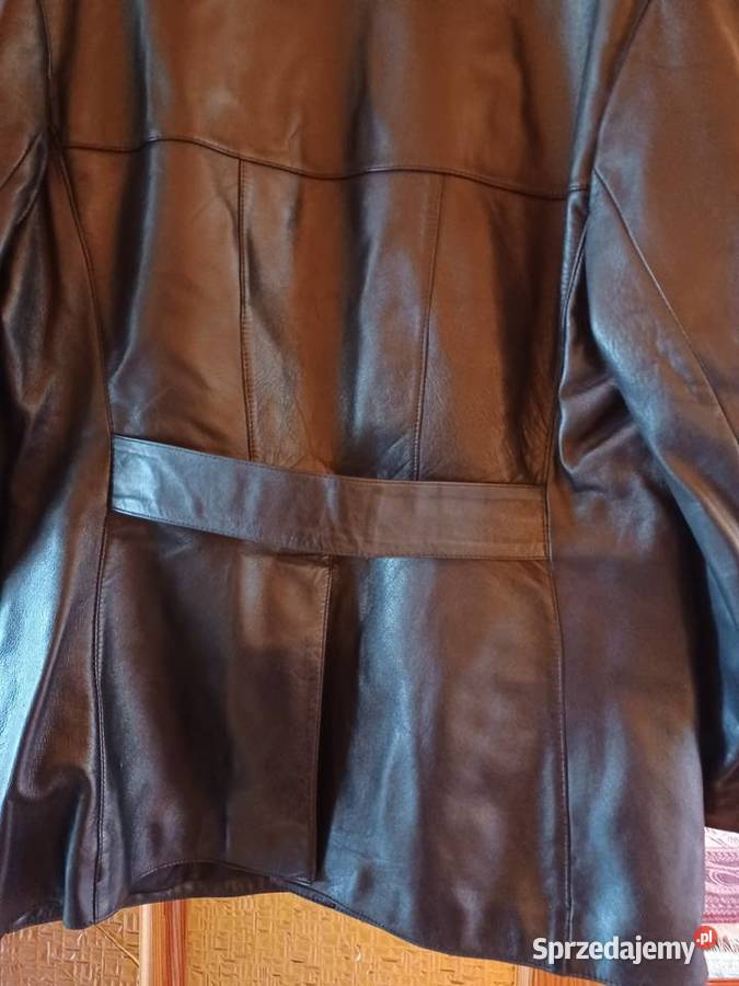 Kurtka męska skórzana L