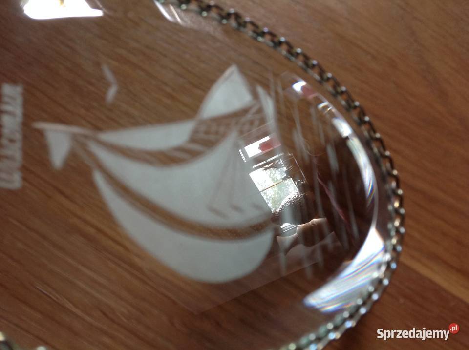 Witraż Zawieszka Żaglówka Szkło Ornamentowe Nowa Sól