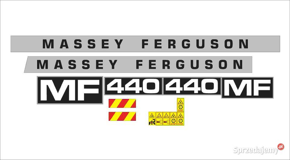 Naklejki Massey Ferguson 440 Mocny klej odporne sprzedam