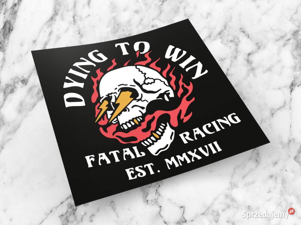 Naklejka FATALFLAW DYING 6 x 6 fatal flaw drift naklejki Choroszcz