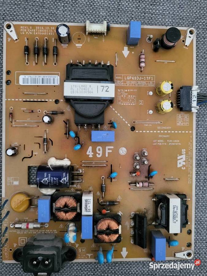 LG 49LJ94V zasilacz telewizora Gliwice
