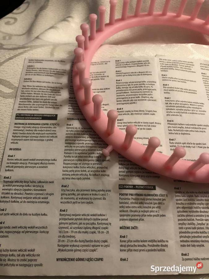 obręcz dziewiarska na golf komin czapkę 23 Zegrze sprzedam