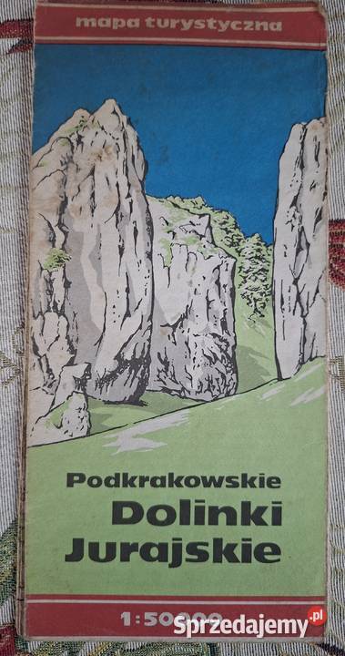 Podkrakowskie Dolinki Jurajskie 150 000 mapa małopolskie Kraków