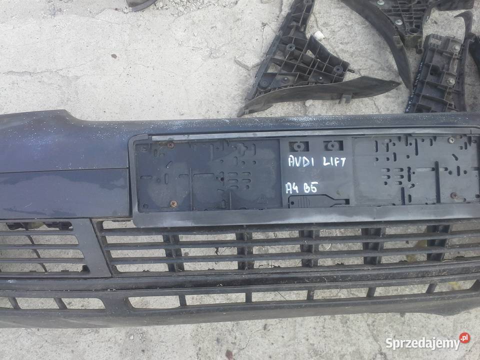 AUDI A4 B5 Zderzak przedni lift LZ9W kompletny Motoryzacja zachodniopomorskie Dębno
