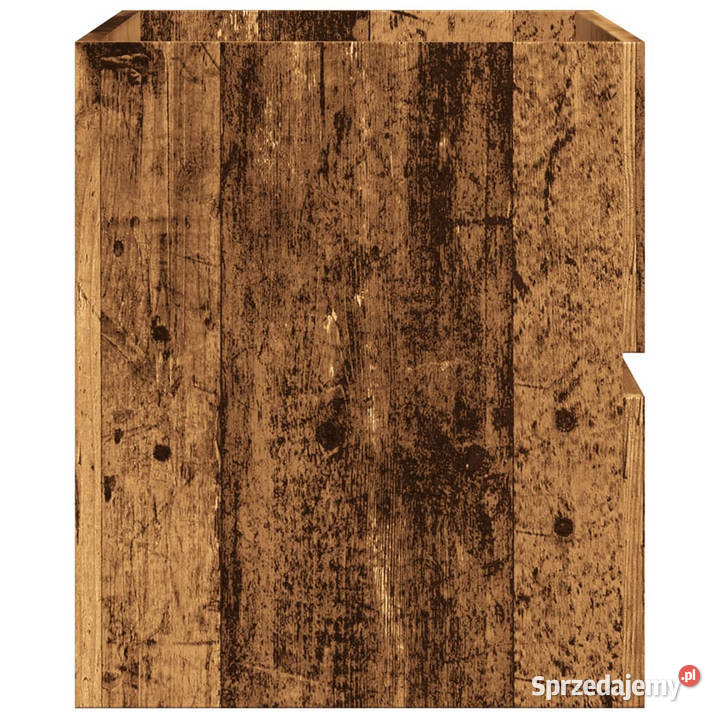 Wisząca szafka łazienkowa stare drewno 80x385x45 mazowieckie Warszawa