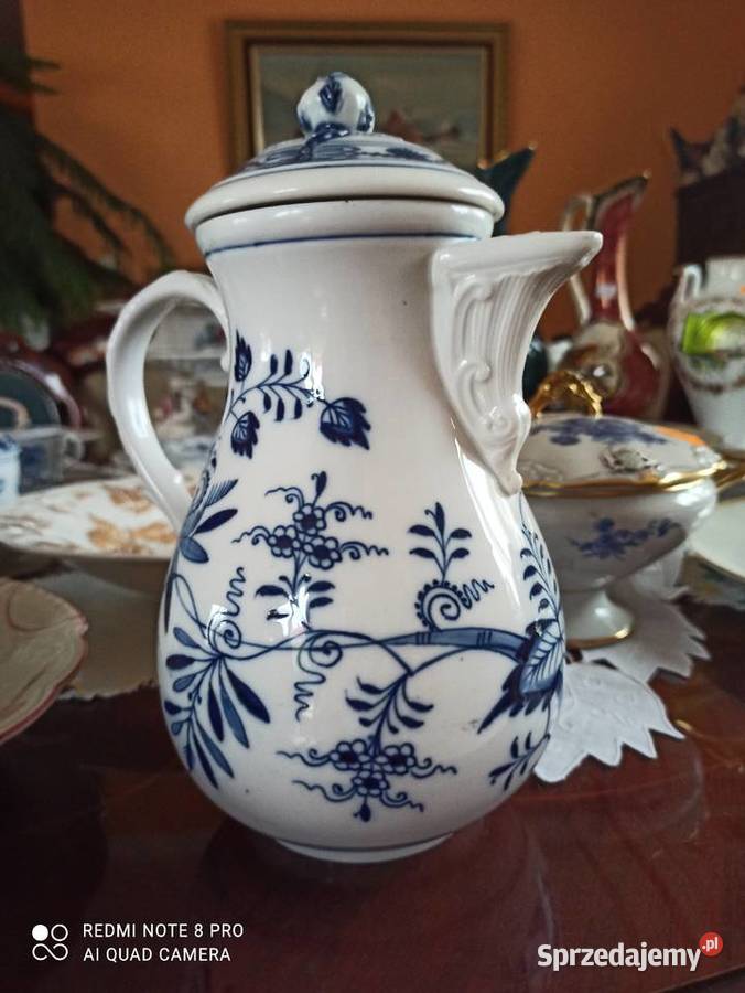 Dzbanek Meissen Miśnia Wzór cebulowy Gdańsk