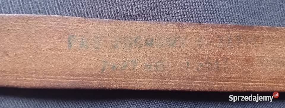 Oryginalny skórzany pas zuchowski ZHP z okresu Koźminek