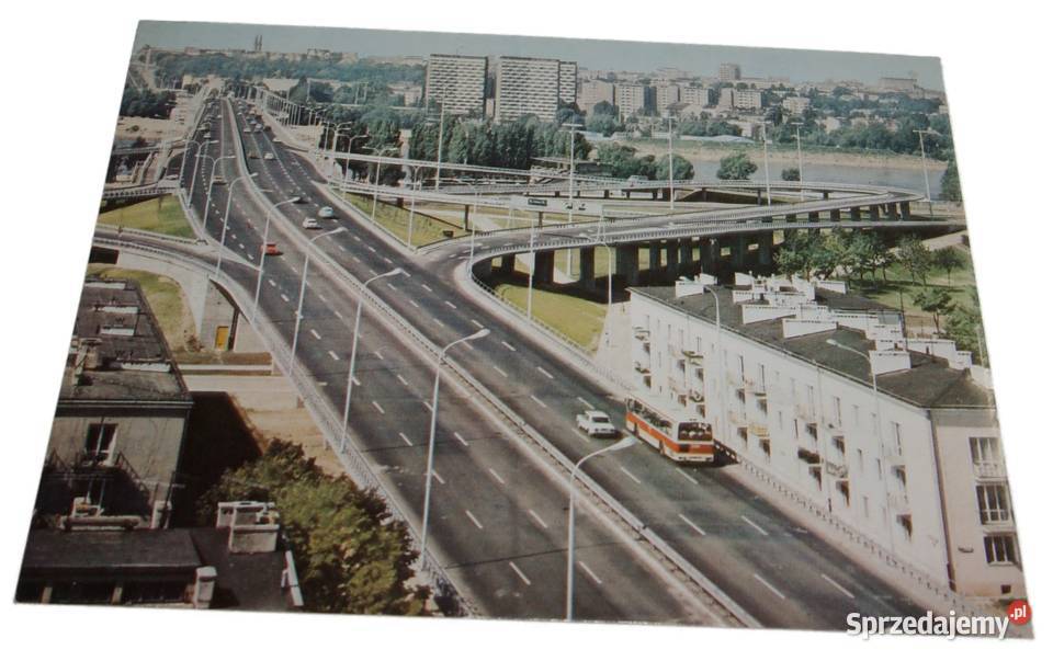 Warszawa na pocztówce z lat siedemdziesiątych Pruszków