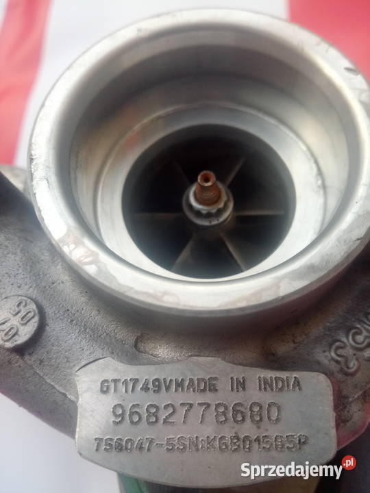 Turbosprężarka9682778680 Citroen Ford Peugot Rok produkcji 2005 Myszków
