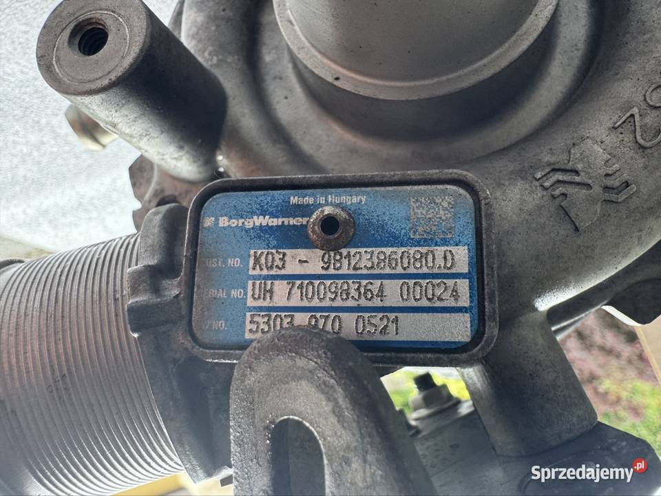 Turbosprężarka z kolektorem K03 9812386080D 20 Łódź