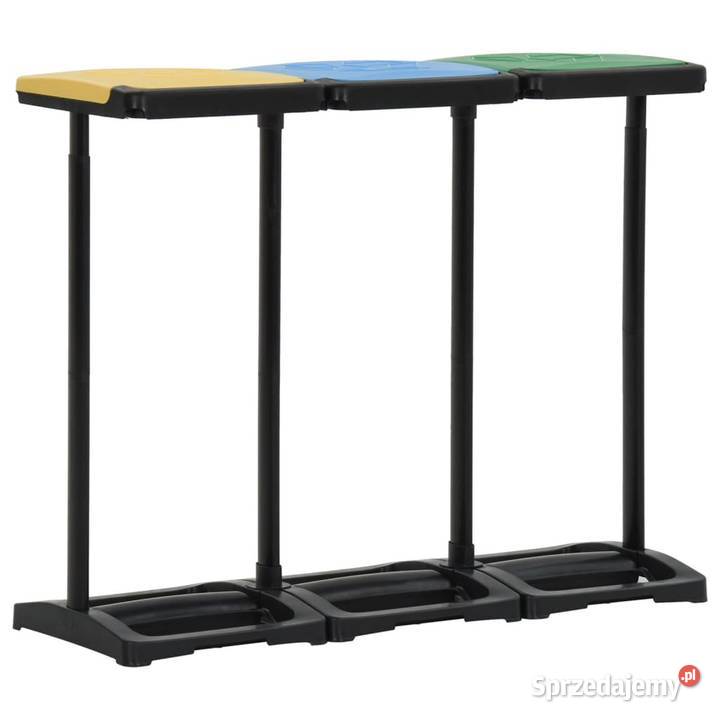 vidaXL Stojak na worki na śmieci z pokrywami Warszawa