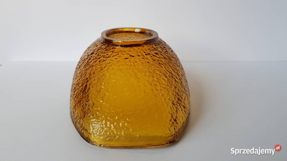 Gondola Sahara Ząbkowice kolorowe szkło PRL śląskie Dąbrowa Górnicza