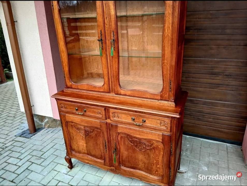 Witryna Biblioteczka Komoda Ludwikowska Stylowa