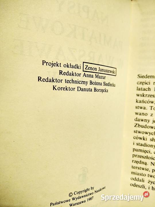 Napisy pamiątkowe w Warszawie kolekcje unikaty Warszawa