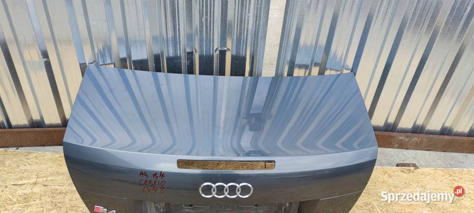 KLAPA TYLNA TYŁ AUDI A4 B7 CABRIO LX7Z śląskie Przystajń