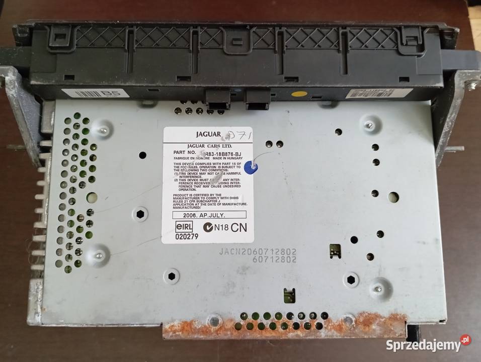 JAGUAR STYPE NAWIGACJA 2R8310E889BJ RADIO