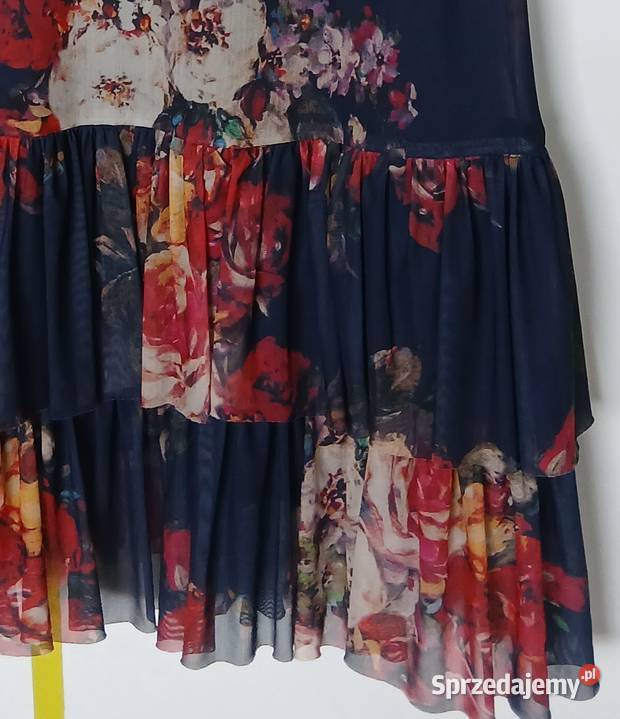XL Sukienka z falbanami deSusan Gliwice