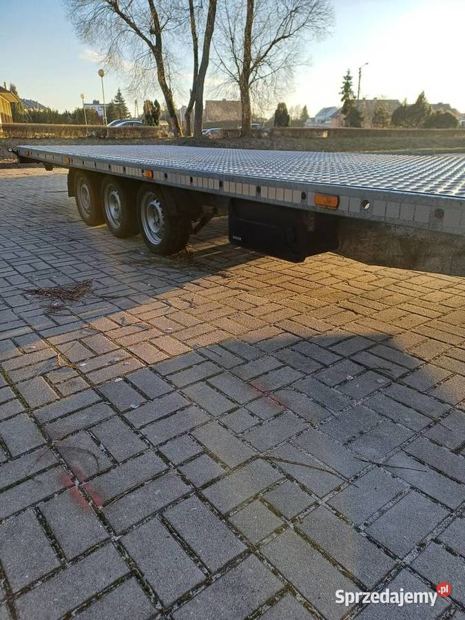 Wypożyczalnia Wynajem Lawet Przyczep 6m 35 t DMC Gwoździany