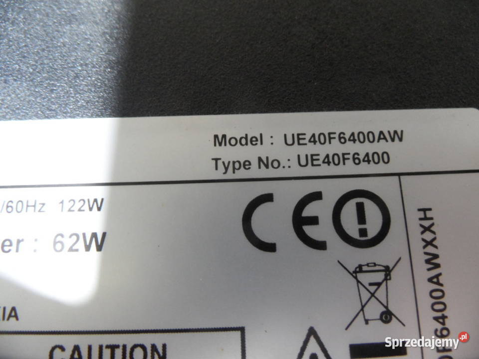 plyta glowna telewizora samsung UE40F6400 Kielce