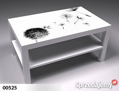 Stolik IKEA LACK SZKLANY BLAT SUPER ŁAWA KAWA Wolsztyn