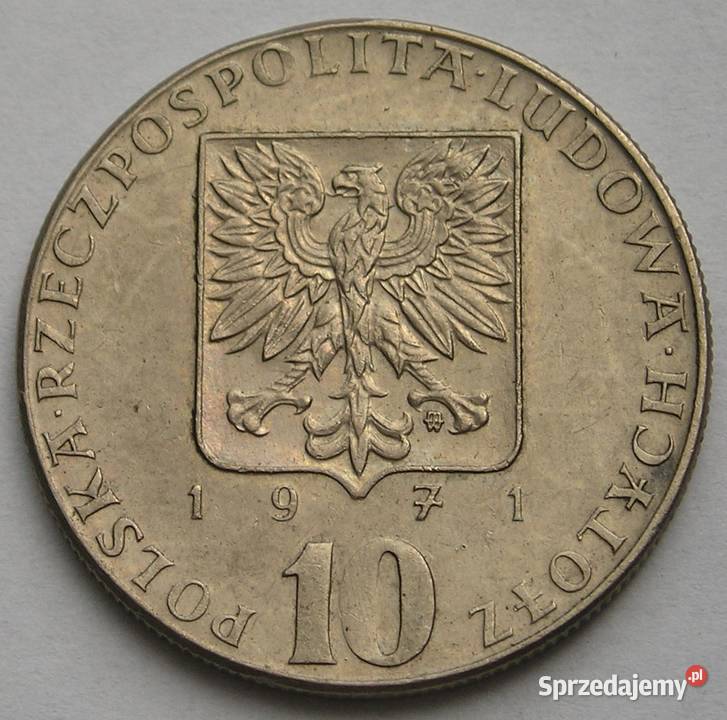 Polska 10 złotych 1971 FAO FIAT PANIS Łódź