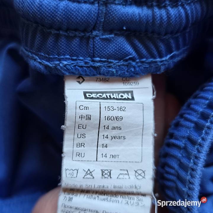 KIPSTA spodenki rozmiar 153162 14 lat
