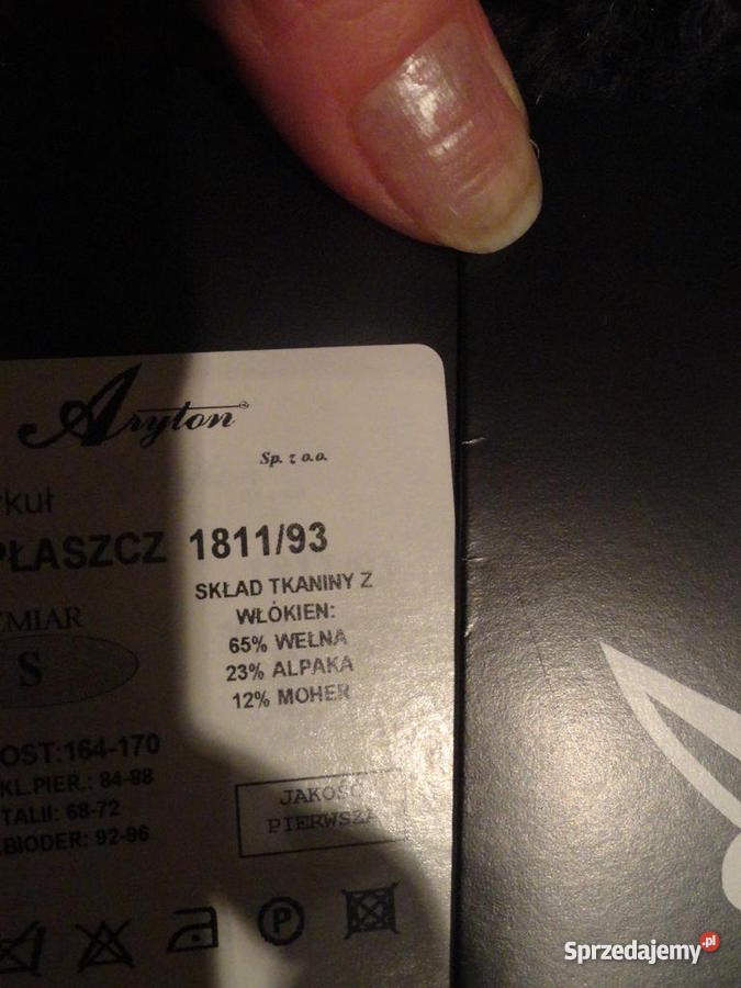 WEŁNIANY PŁASZCZ ARYTON Moda i Styl Białystok