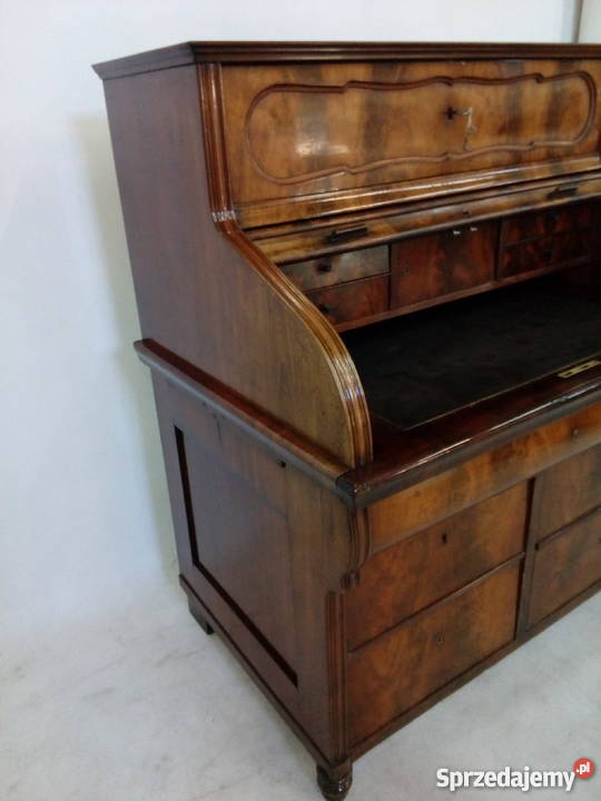 Oryginalny sekretarzyk biedermeier z żaluzją opolskie Opole