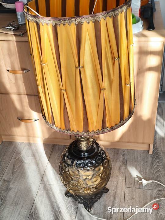 lampa stołowa prawdopodobnie w stylu Hollywood Poznań sprzedam