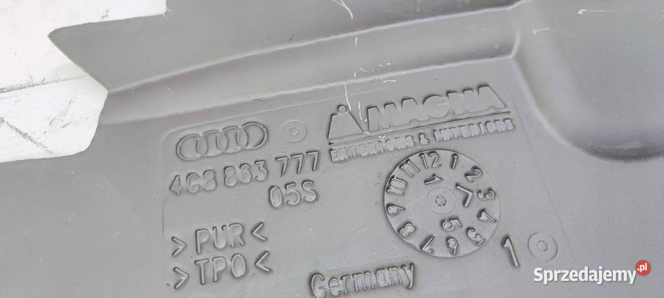 WYGŁUSZENIE NADKOLA LEWY TYŁ AUDI A7 4G Elementy wygłuszające śląskie Przystajń