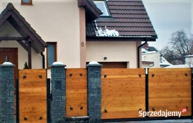 Drewniane ogrodzenia pełne Trzebnica