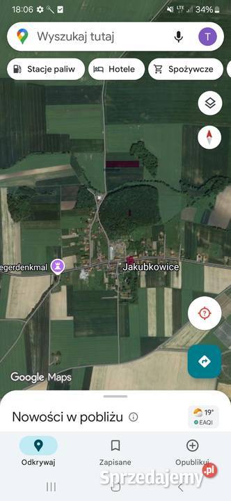 Dzialka Jakubkowice pow Śedzki Wrocław