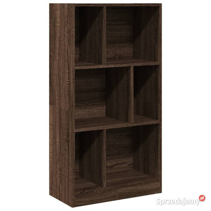 Regał brązowy dąb 57x285x1075 materiał mazowieckie sprzedam