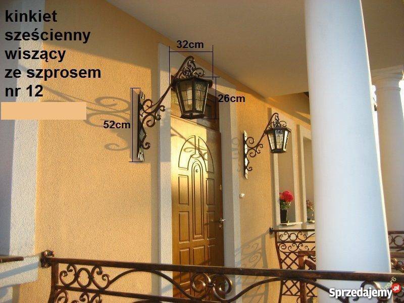 KINKIET WISZĄCY KWADRATOWY domu i ogrodu Częstochowa