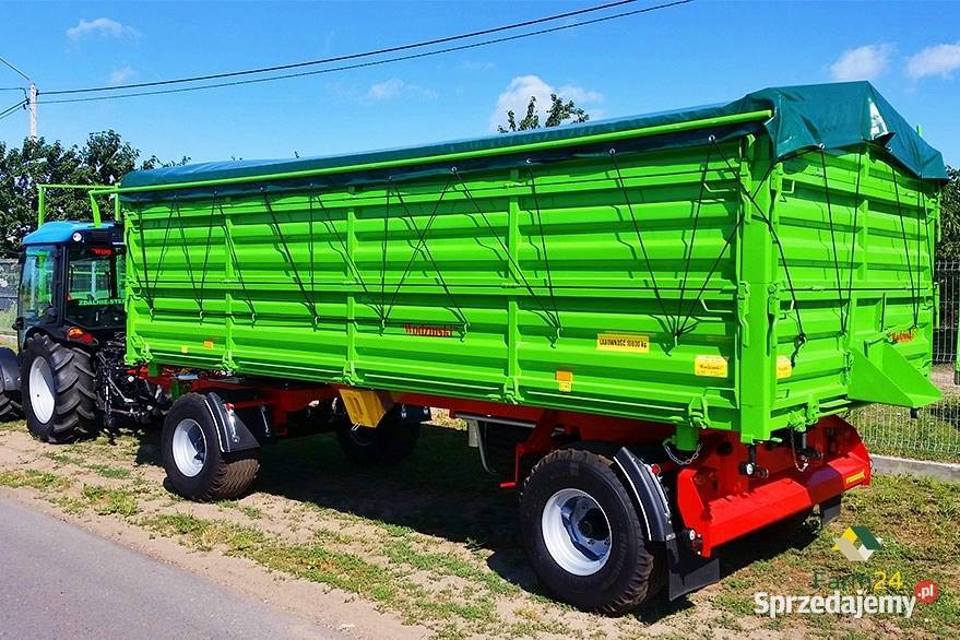 Przyczepa dwuosiowa rolnicza 45 6 8 t Kolonia Gorzędów