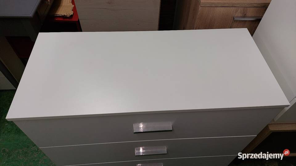 Komoda 3s biała 93cm Poznań