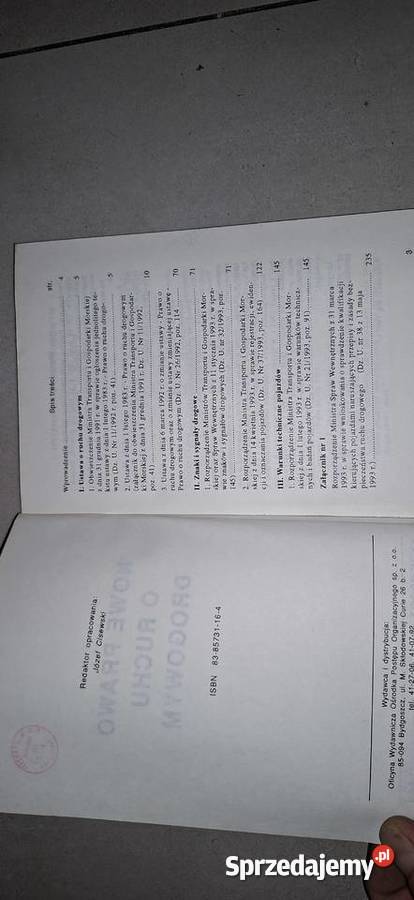 Prawo o Ruchu Drogowym 1993 Unikatowy Swarzędz