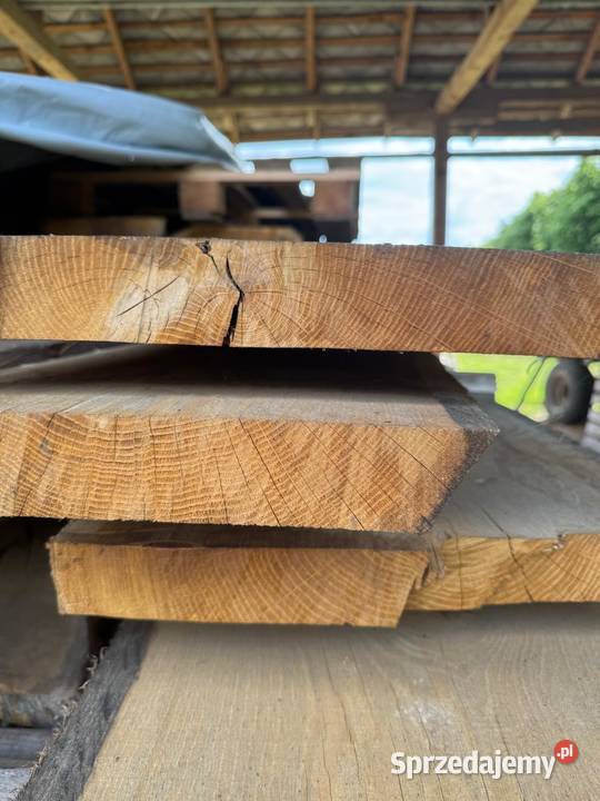 Grube Brusy Dębowe 5 Materiał na stół loft lubelskie Zamość