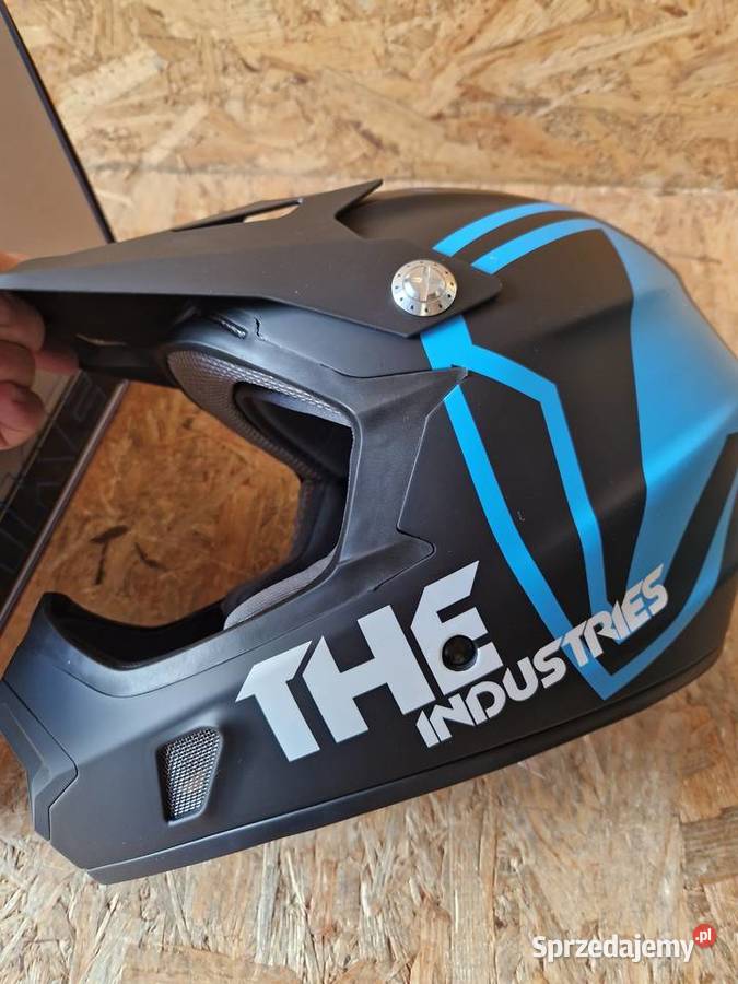 Kask Full Face SBike 4S05 BlackBlue Model KA072 Głogowa