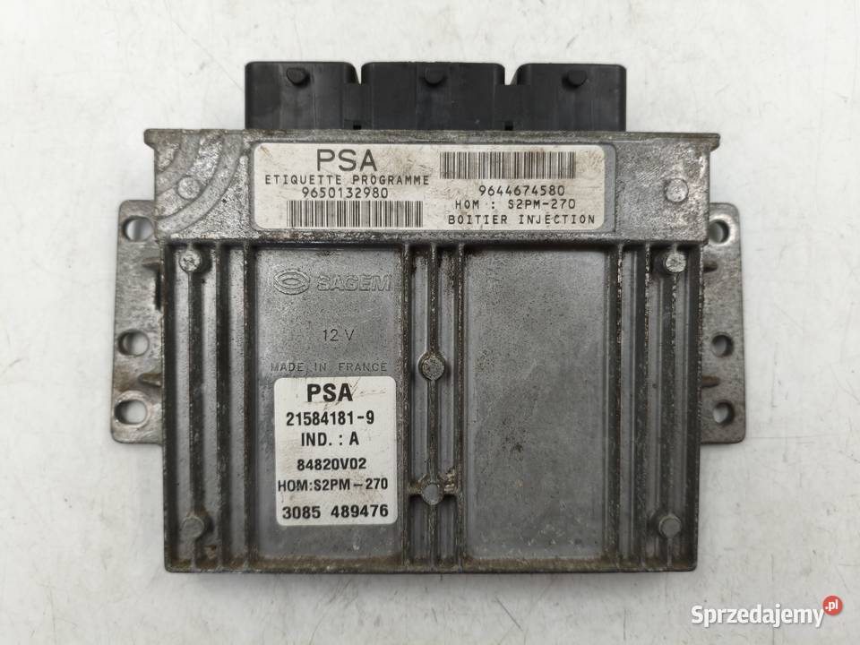 Sterownik Silnika Citroen Xsara 18 9650132980 mazowieckie Wyszków