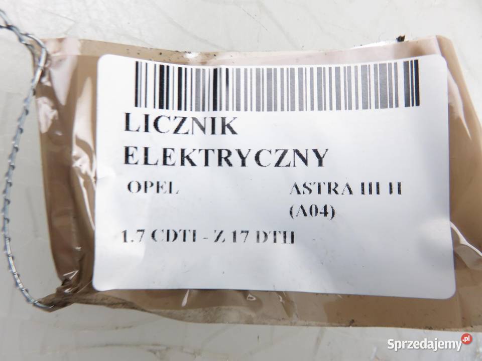 LICZNIK OPEL ASTRA III H 17 CDTI 13142790TF osobowe