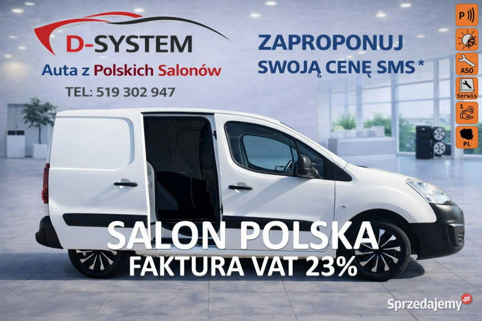 Citroen Berlingo 2019 Salon Polska Bezwypadkowy Citroën Białystok sprzedam
