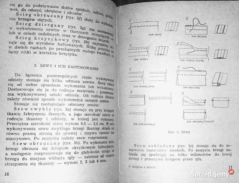Zajęcia z szycia kroju i dziewiarstwa ręcznego