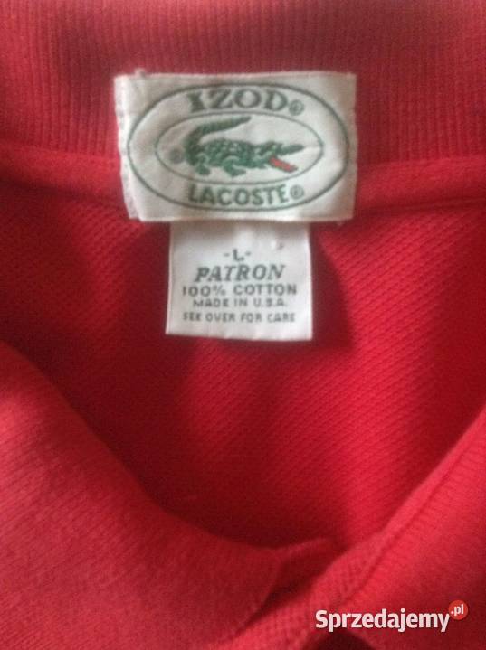 Koszulka polo męskakrrękaw L 100 baw LACOSTE Lacoste Opole sprzedam
